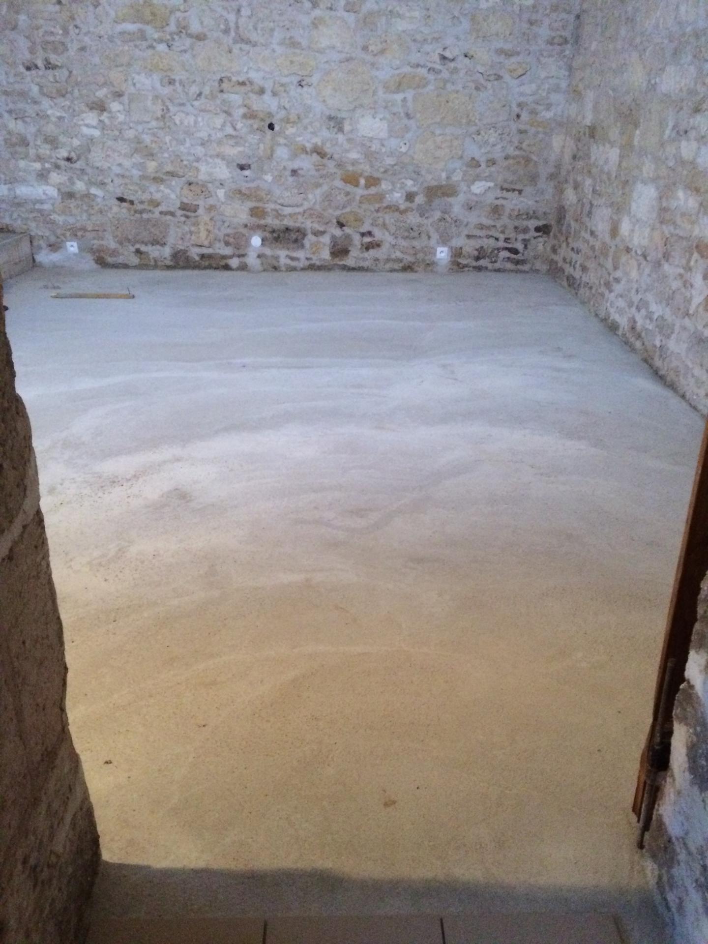 Dalle béton isolé réalisation Sarl Goubet Oise